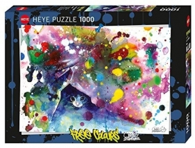 Heye Puzzle 1000: Wolne kolory - Kotek - Lora Zombie