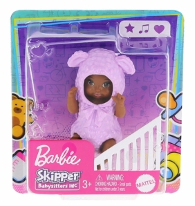 Barbie Skipper: Bobasek w przebraniu - różowa owieczka (GRP01/GRP04)