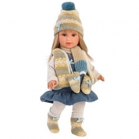 Lalka Tina 54025 blondynka granatowa sukienka 40 cm (54025)