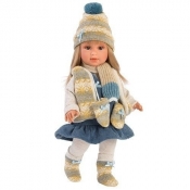 Lalka Tina 54025 blondynka granatowa sukienka 40 cm (54025)