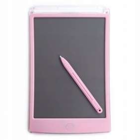 Przezroczysty tablet LCD 8,5", różowy