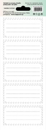 Naklejki na zeszyty Basic 86x255 HAPPY COLOR