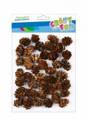 Ozdoba świąteczna Euro-Trade Boże Narodzenie natura szyszka 2-3cm 30g (463839)