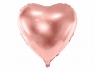 Balon foliowy Partydeco Serce, 72x73cm, różowe złoto 28cal (FB77M-019R)