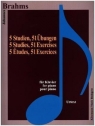Brahms. 5 Studien, 51 Ubungen fur Klavier praca zbiorowa