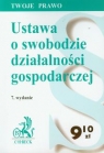 Ustawa o swobodzie działalności gospodarczej