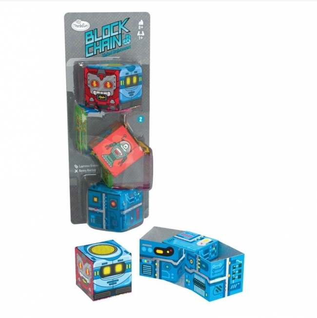 Łamigłówka Block Chain Robot Łańcuch wzorów