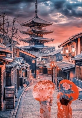 Puzzle - HQ Evening in Kyoto, 500 el.
