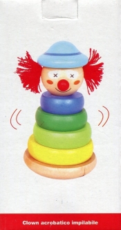 Piramida drewniana Clown (1565259)