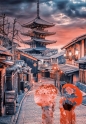 Puzzle - HQ Evening in Kyoto, 500 el.