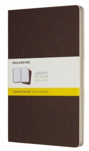 Zestaw 3 zeszytów Cahier Journals 13x21 kratka