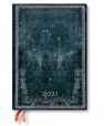 Kalendarz książkowy midi 2021 12M Midnight Steel