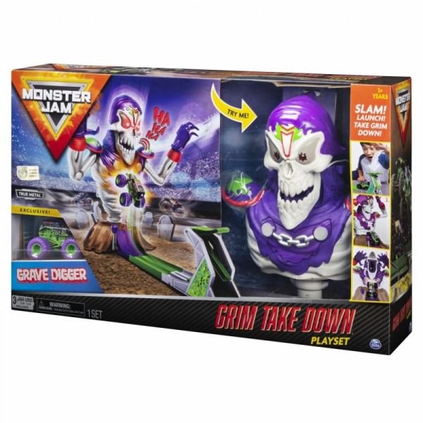 Tor samochodowy Monster Jam Zestaw Zombie Nokaut (6046632)