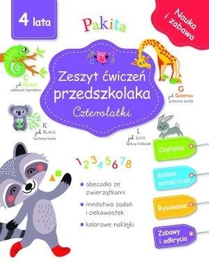 Zeszyt ćwiczeń przedszkolaka. Czterolatki