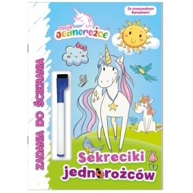 Zadania do ścierania. Moje Jednorożce. Sekreciki jednorożców