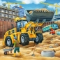 Ravensburger, Puzzle 3w1: Duże maszyny budowlane (9226)