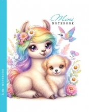 Notatnik 128x165 48K gładki Lama i piesek