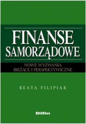 Finanse samorządowe - Beata Filipiak