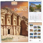 Kalendarz 2022 B3 13 plansz Skarby Unesco