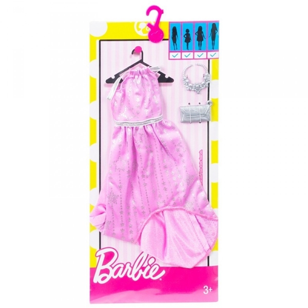 BARBIE Modne kreacje, Pink Starry Print (FCT22/DWG21P)