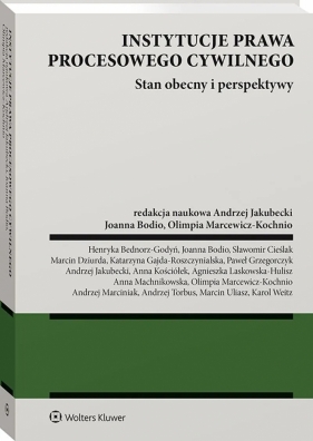 Instytucje prawa procesowego cywilnego. Stan obecny i perspektywy - Opracowanie zbiorowe