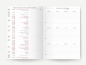 Kalendarz Nauczycielki 2026/2027 B6 tygodniowy Salsa - magnolia