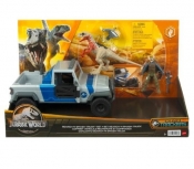 Zestaw z figurkami Jurassic World Pojazd tropiący dinoatak (HKY13)