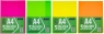  Okładka A4 nieregulowana, 5 szt - Neon line