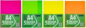 Okładka A4 nieregulowana, 5 szt - Neon line