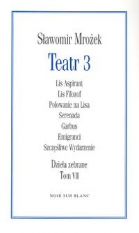 Teatr 3 - Mrożek Sławomir<br />