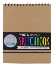 Szkicownik z Okładką DYI - Biały Papier - Duży