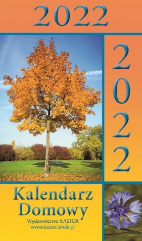 Kalendarz 2022 KL04 KALENDARZ DOMOWY - zdzierak - x