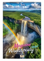 Kalendarz 2027 A3 ścienny - magiczne wodospady