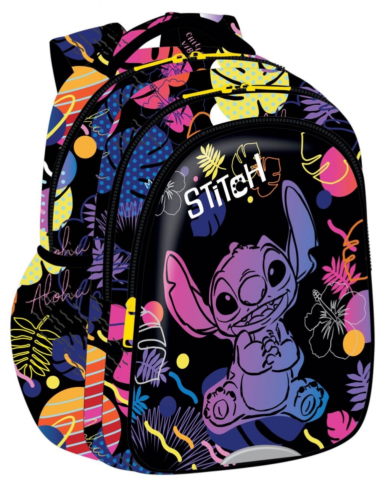 Coolpack, Plecak Młodzieżowy Jerry Disney Black  - Stitch (F029886)