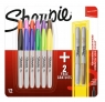 Markery Sharpie Fine kpl 12-kol + 2 metalic gratis (SHP-2061126)