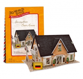 Puzzle 3D: Domki świata - Niemcy, Beer House (306-23126)