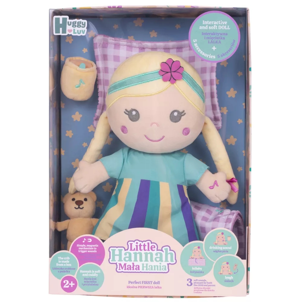Lalka Huggy interaktywna Hania z akcesoriami