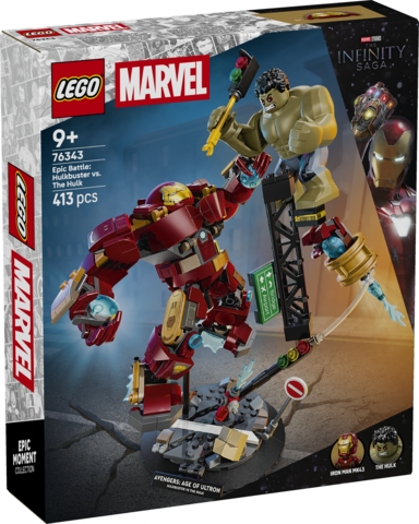 <img src='https://webimage.pl/pics/262/3/d5702018063262.jpg' style='height:440px' /> LEGO Super Heroes Epicka Bitwa Hulkbuster kontra Hulk 76343