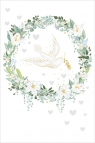  Karnet Ślub - Peaceful Wreath