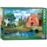 Puzzle 1000 The Red Barn by D. Davison 6000-5526 12+