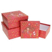 Pudełko prezentowe dziecięce 3szt syrena ROZETTE