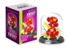 Klocki kwiaty - peonie pod kloszem 224el