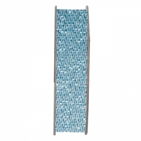 TASIEMKA SATYNOWA Z BROKATEM ANITAS SOOTHING BLUE 3M BPZ