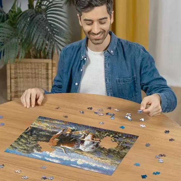 Ravensburger, Puzzle 500: Krowy długorogie (12000826)