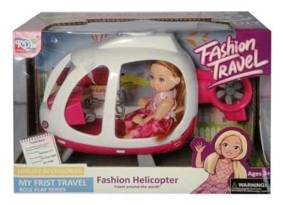 Lalka w helikopterze