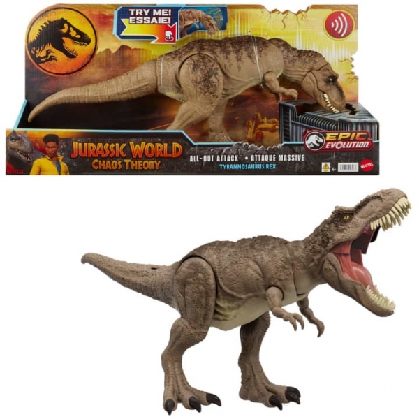 Figurka Jurassic Worlds Chaos Theory Dinozaur Tyranosaurus Rex (HXF53)