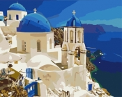 Obraz Paint it! Malowanie po numerach. Santorini (BS6957)