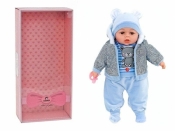Lalka bobas śpiewa i mówi po polsku 45cm