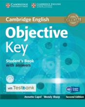 Objective Key Student's Book with Answers with CD-ROM with Testbank - Annette Capel, Wendy Sharp