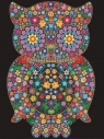  Kolorowanka welwetowa Colorvelvet 47x35 cm Sowa